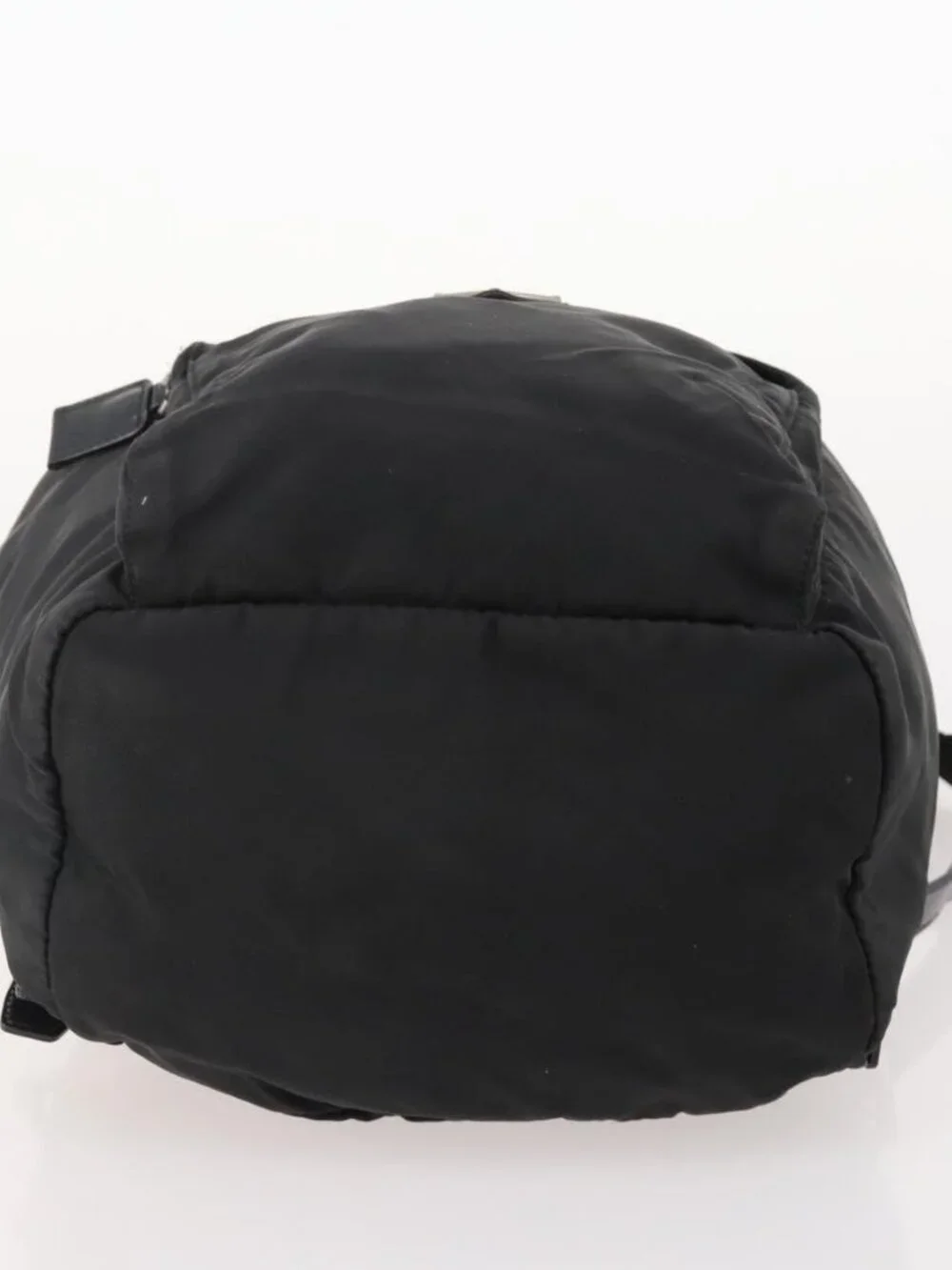 PRADA Backpack Nylon Black Silver Auth 183221